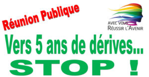 Réunion publique : Vers 5 ans de dérives @ Salle Ginette Rivière | Saint-Fargeau-Ponthierry | Île-de-France | France